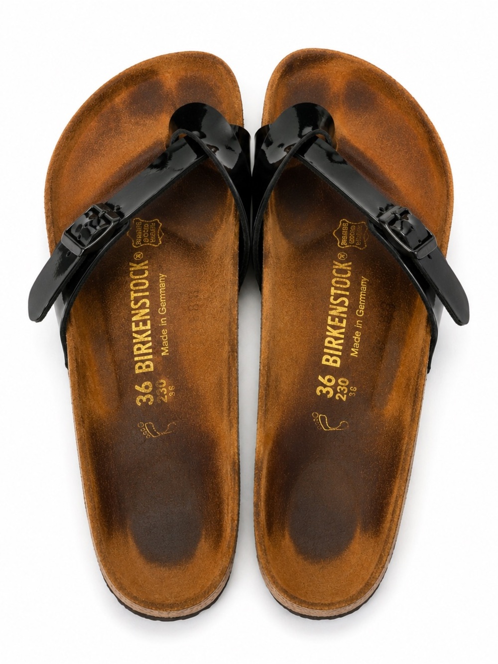 Birkenstock Mayari Black Patent Sandals EU 36